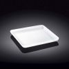 Wilmax WL-992678/A 6.5x6.5-Inch White Porcelain Square Dish, 48/CS