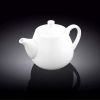 Wilmax WL-994030/A 17 Oz White Porcelain Teapot, 36/CS