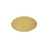 SafePro 9RGS 9-Inch Gold Round Scalloped Cardboard Pads, 0.05 Inches Thick, 200/CS
