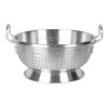 Thunder Group ALHDCO102, 16 Qt Heavy Duty Aluminum Colander with Base and 2 Handles, Round 