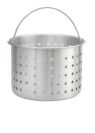 Winco ALSB-32, Win-Ware 32-Quart Aluminum Steamer Basket for ALST-32, ALHP-32 & SST-32, SST-40, NSF