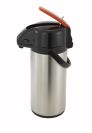 Winco APSK-725DC, 2.5-Liter Stainless Steel Decaf Air Pot with Lever-Top