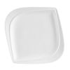 C.A.C. ASP-26, 15-Inch White Porcelain Aspen Tree Square Plate, DZ