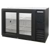 Beverage Air BB48GSY-1-B, 48-Inch Back Bar Cooler with 2 Glass Doors, UL, cULus