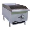 Admiral Craft BDECTC-16/NG, 16-inch Black Diamond Gas Countertop Radiant Charbroiler with Manual Control, 30,000 BTU