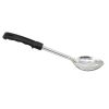 Winco BHSP-15, 15-Inch Slotted Basting Spoon with Stop Hook and Bakelite Handle