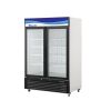 Blue Air BKGM49-HC, 54-inch 2 Swing Glass Doors White Merchandising Refrigerator, 49 Cu. Ft.