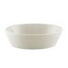 C.A.C. BKW-16, 15 Oz 6.75-Inch White Stoneware Oval Baking Dish, 3 DZ/CS