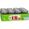 Jars BALL BL60000, 8-Ounce Half Pint Jars with Lids and Bands, 12-Piece Set
