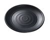 Yanco BP-1011 10.5-Inch Black Pearl Melamine Round Plate, 24/CS