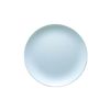 Yanco ВЅ-1914 14-Inch Bay Shell Melamine Round Light Blue Plate, DZ