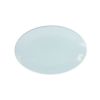 Yanco ВЅ-2913 13.75-Inch Bay Shell Melamine Oval Light Blue Plate, DZ