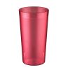 C.A.C. BVPT-32RD, 32 Oz Poly Pebble Textured Red Tumbler, DZ