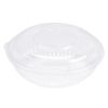 Dart C32BCD, 32-Ounce PresentaBowls Clear OPS Bowl with a Dome Lid, 126/CS