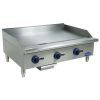 Globe C36GG, 36-Inch Countertop Gas Griddle with Manual Controls