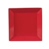 Yanco CA-112RD, 12” Carnival Red Square China Plate, 12/CS