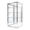 Carib 5H, 10x14-Inch 3-Compartment Upright Display Case with Hinged Door