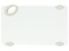 Winco CBN-610WT 6x10x0.5-Inch STATIK BOARD™ White Garnish Cutting Board with Hook, EA
