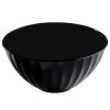 Fineline Settings CC748.BK, 48 Oz 7-inch Platter Pleasers Polystyrene Black Swirl Bowl, 48/CS (Discontinued)