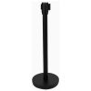 Winco CGS-38K, Black Stanchion with 6.5-Feet Retractable Belt