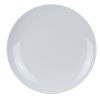 Yanco CO-113 13-Inch Coupe Melamine Round White Plate, DZ