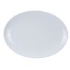Yanco CO-210 10x7-Inch Coupe Melamine Oval White Platter, 24/CS