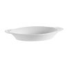 C.A.C. COA-12-P, 12 Oz 10-Inch White Porcelain Oval Welsh Dish, 3 DZ/CS