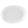 C.A.C. COP-514, 12.5-Inch White Porcelain Coupe Oval Platter, DZ
