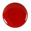 Yanco CR-1309 9-Inch Black&Red Melamine Round Plate, 24/CS