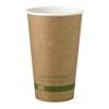 World Centric CU-PA-16-K 3.5x5-Inch 16 Oz Kraft Paper Compostable Hot Cup, 1000/CS (Discontinued)