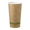 World Centric CU-PA-20-K 3.5x5.5-Inch 20 Oz Kraft Paper Compostable Hot Cup, 1000/CS (Discontinued)