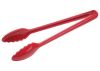 Winco CVST-12R 12-Inch CURV™ Red Polycarbonate Serving Tongs, EA
