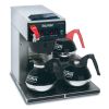 Bunn CWTF15-3, 12-Cup Automatic Coffee Brewer with 3 Lower Warmers, NSF, UL