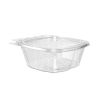 Dart CH12DEF 12 Oz ClearPac Clear Tamper-Resistant PET Container with a Flat Lid, 200/CS