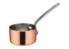 Winco DCWA-201C, 2-Inch Dia Stainless Steel Mini Sauce Pan with Long Handle, Copper Plated