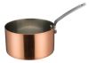 Winco DCWA-204C, 3.5-Inch Dia Stainless Steel Mini Sauce Pan with Long Handle, Copper Plated