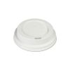 SafePro DDL8W, White Dome Lid for 8 Oz Hot Cups, 1000/CS