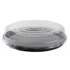 Fineline Settings DDLS318.L, 18-inch Platter Pleasers PETE Low Dome Lid with Nesting Ring, 50/CS