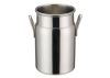 Winco DDSD-102S, 3.12-Inch Dia Stainless Steel Mini Milk Can, 2 Handles