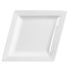 C.A.C. DM-C13, 11.25-Inch Porcelain Diamond Coupe Rhombus Platter, DZ