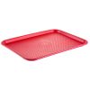 C.A.C. DSPT-1216R, 12x16-inch Red PP Fast Food/Cafeteria Tray