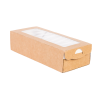 SafePro ECOCASE500 Kraft Pastry-Bakery Box with Inset, 400/CS