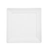 C.A.C. F-SQ16, 10.25-Inch Bone White Square Porcelain Plate, DZ