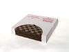 Handy Wacks FDP12BK-N, 12x12-Inch Natural Brown Flat Deli Paper with Black Checkerboard Print, 6x1000-Piece Packs