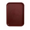 Winco FFT-1418U, 14x18-Inch Burgundy Plastic Fast Food Tray