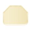 Winco FGTT-1814C, 18x14-Inch Cream Trapezoid Fiberglass Market Tray, NSF (Discontinued)