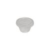 SafePro FK5, 4 Oz Clear Polypropylene Portion Cup with Lid, 125/PK
