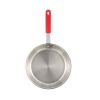 Winco FPT3-7, 7-Inch Apollo Fry Pan with Red Silicon Sleeve