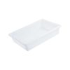 C.A.C. FS4F-6W, 26x18x6-inch Polyethylene Full-Size White Food Storage Box