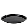 Fineline Settings HR16PP.BK, 16-inch ReForm Black Polypropylene High Rim Platter, 25/CS